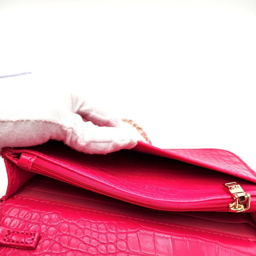 NWT BADGLEY MISCHKA PINK CROSSBODY BAG MSRP$99 VEGAN LEATHER - Picture 14 of 16